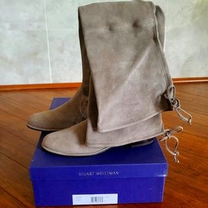 Authentic Stuart Weitzman "Lowland" Over-the-Knee Suede Boot (Size 9.5)